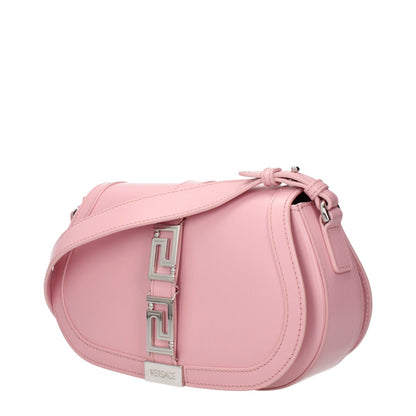 Sac à bandoulière Versace en cuir rose