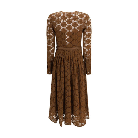 Max Mara Vestido casual de poliamida marrón