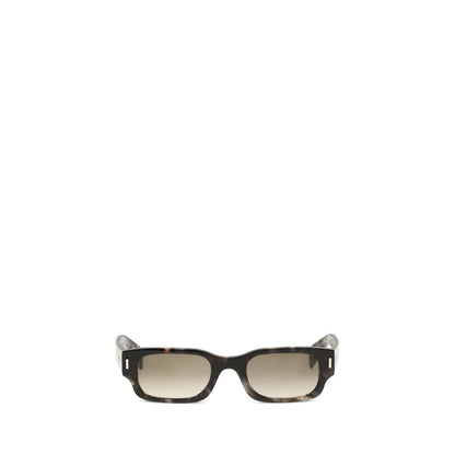 Gafas de sol Alexander McQueen de acetato marrón