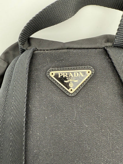 Prada Nylon Backpack With Roomy Interior And Versatile Profile