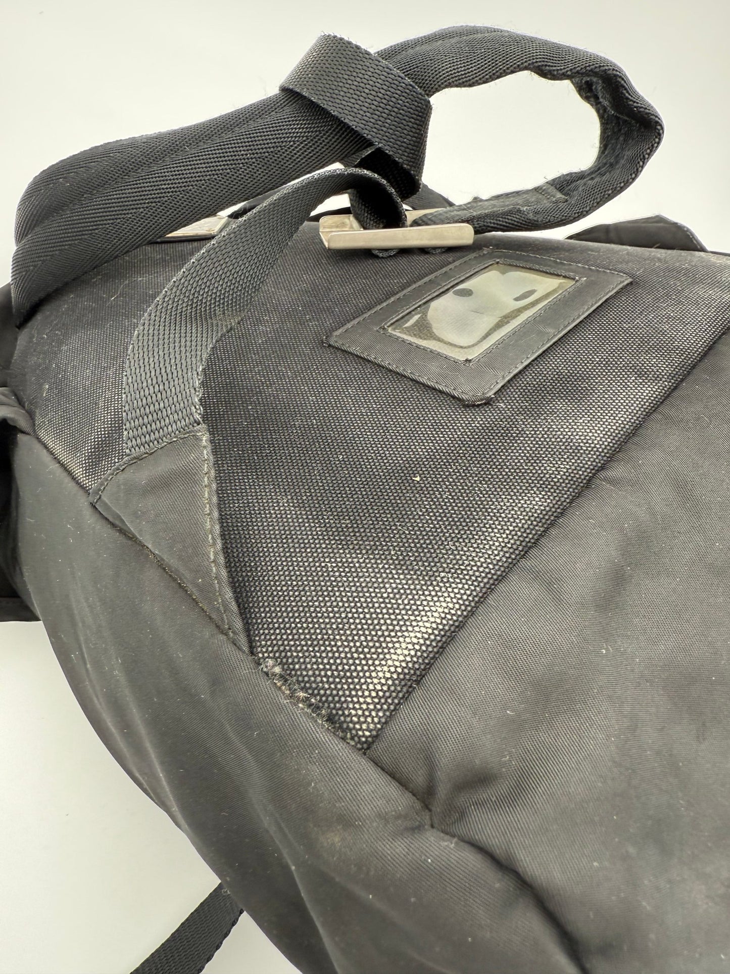 Prada Nylon Backpack With Roomy Interior And Versatile Profile