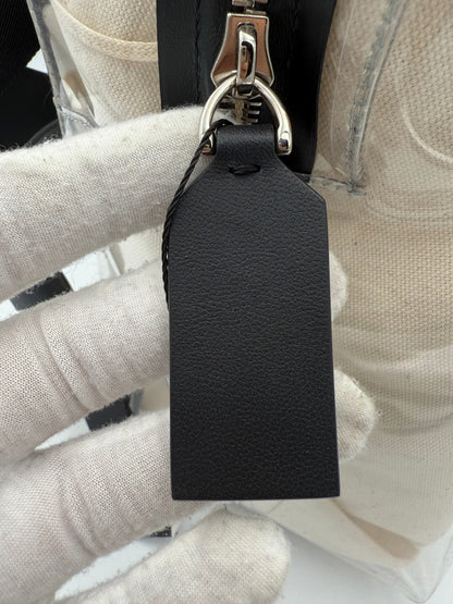 Valentino Garavani Transparent Plastic and Leather Backpack - Spacious Design