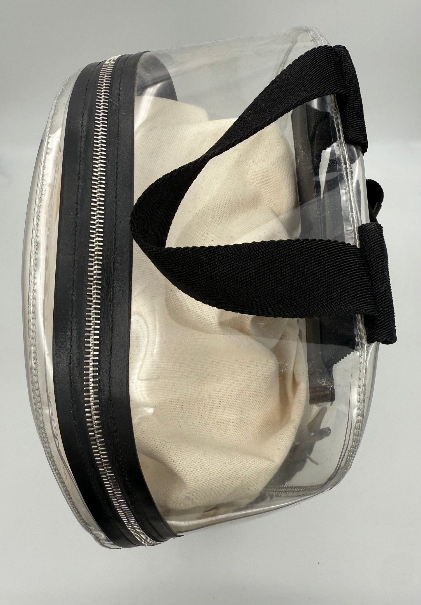 Valentino Garavani Transparent Plastic and Leather Backpack - Spacious Design