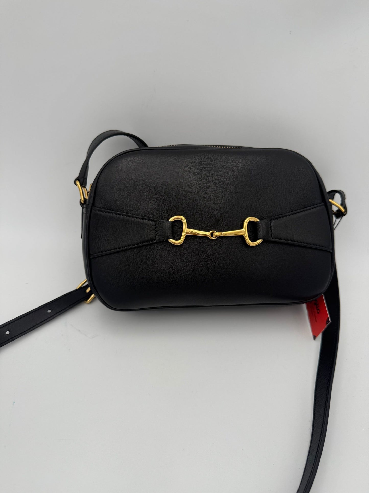 Bolso Celine Crécy Negro Liso De Mano Y Diseño Elegante