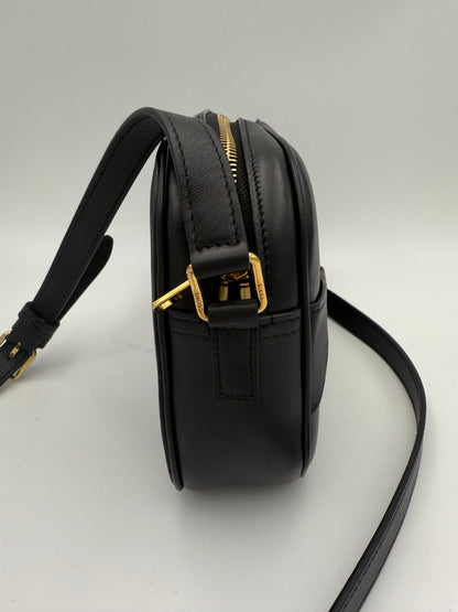 Bolso Celine Crécy Negro Liso De Mano Y Diseño Elegante