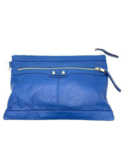 Balenciaga Le Cagole Pouch Bag in Blue