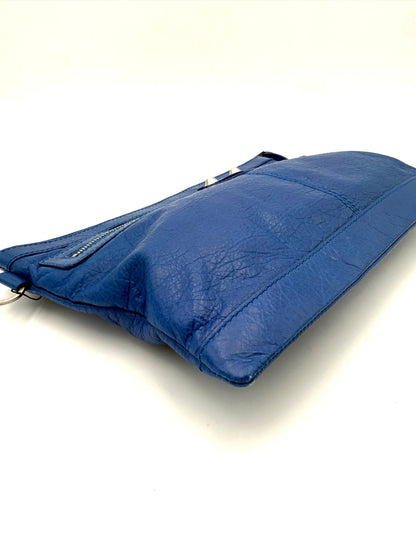 Balenciaga Le Cagole Pouch Bag in Blue