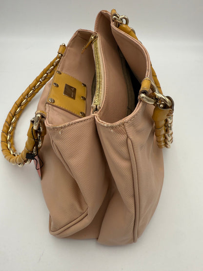 Bolso De Mano Fendi Mia Con Asas De Piel Y Cadena