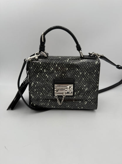 Dolce & Gabbana Bolso De Mano Monica De Pitón Y Acabado Lacado