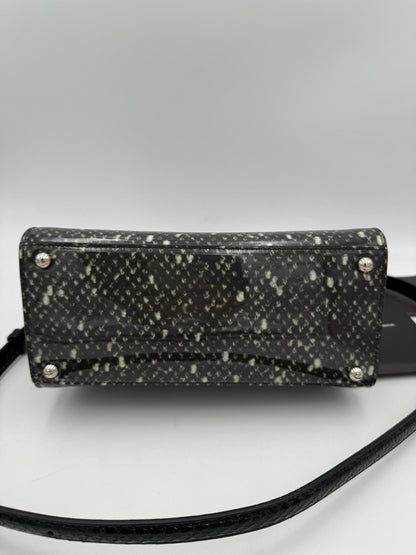 Dolce & Gabbana Bolso De Mano Monica De Pitón Y Acabado Lacado