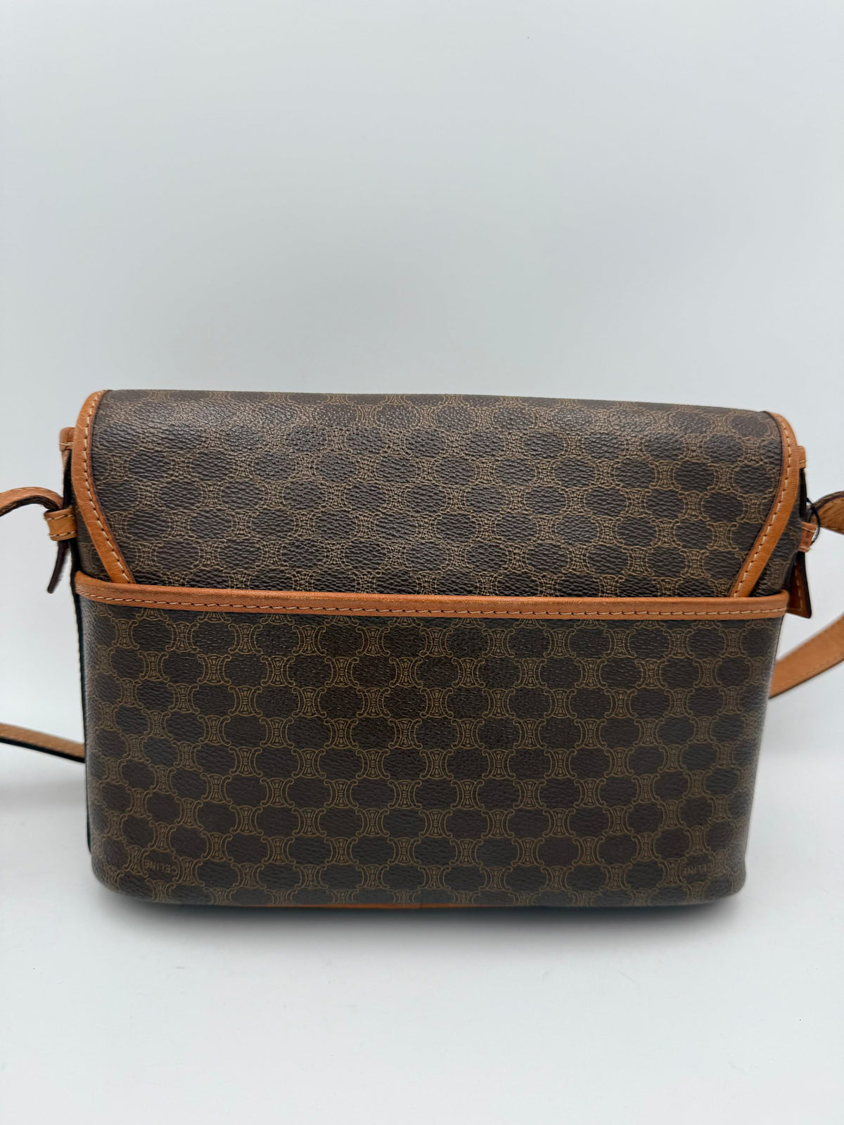 Bolso Céline Triomphe De Monograma Vintage Clásico