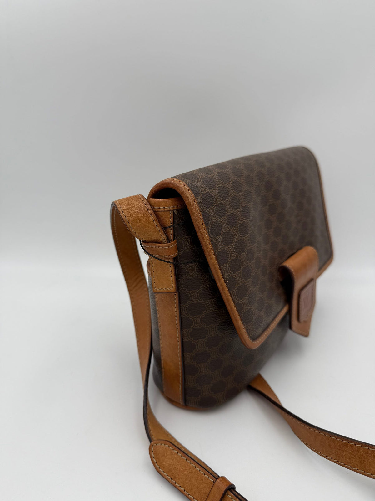 Bolso Céline Triomphe De Monograma Vintage Clásico