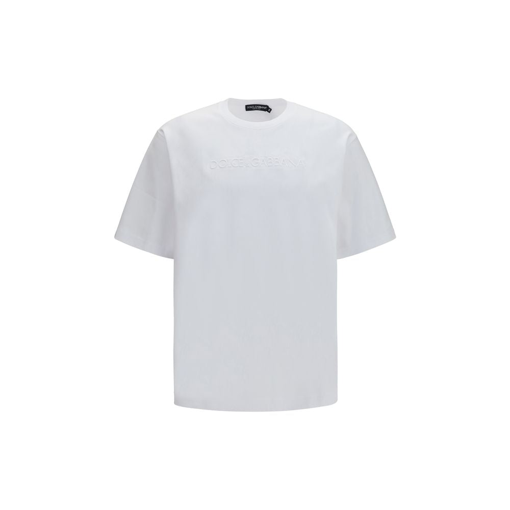 T-shirt classique en coton blanc Dolce & Gabbana