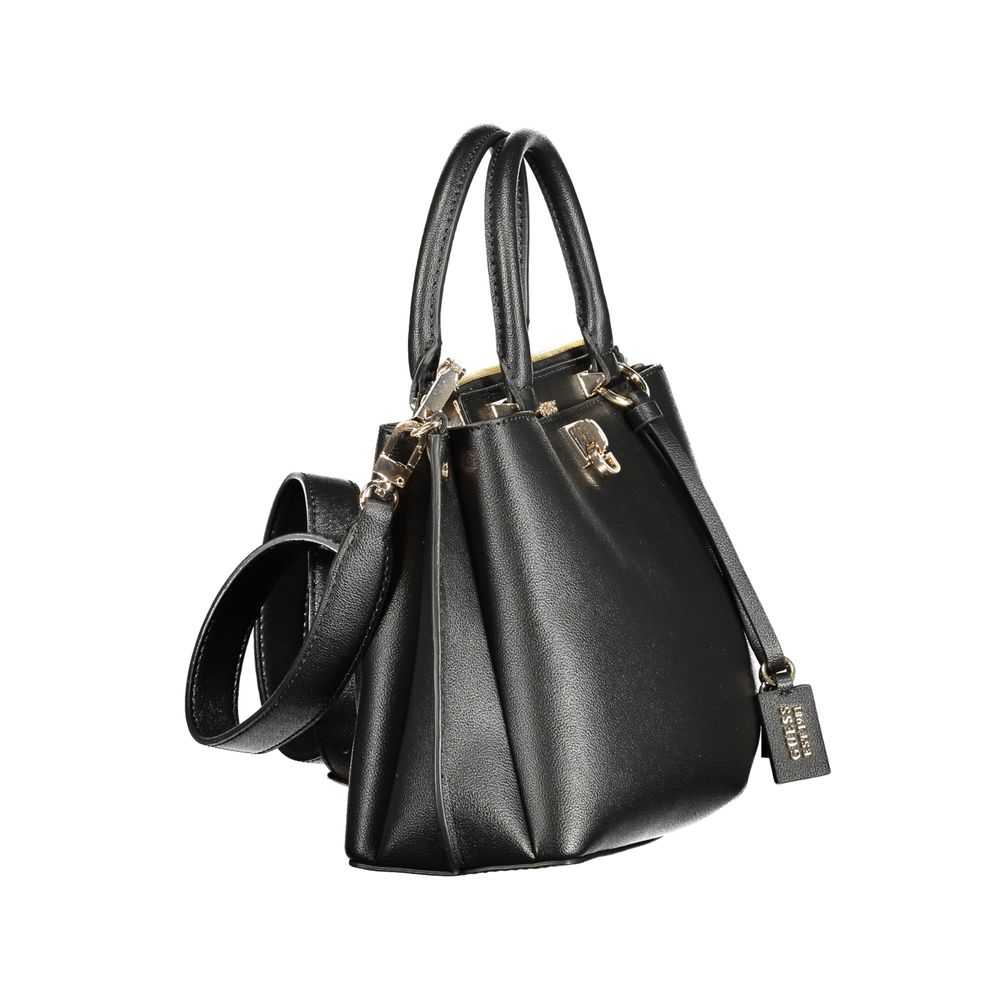 Guess Jeans Black Polyurethane Women's Handbag