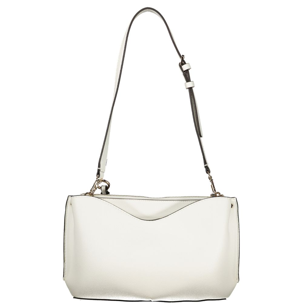 Bolso de mujer de poliuretano blanco Guess Jeans
