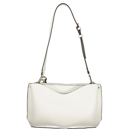 Bolso de mujer de poliuretano blanco Guess Jeans