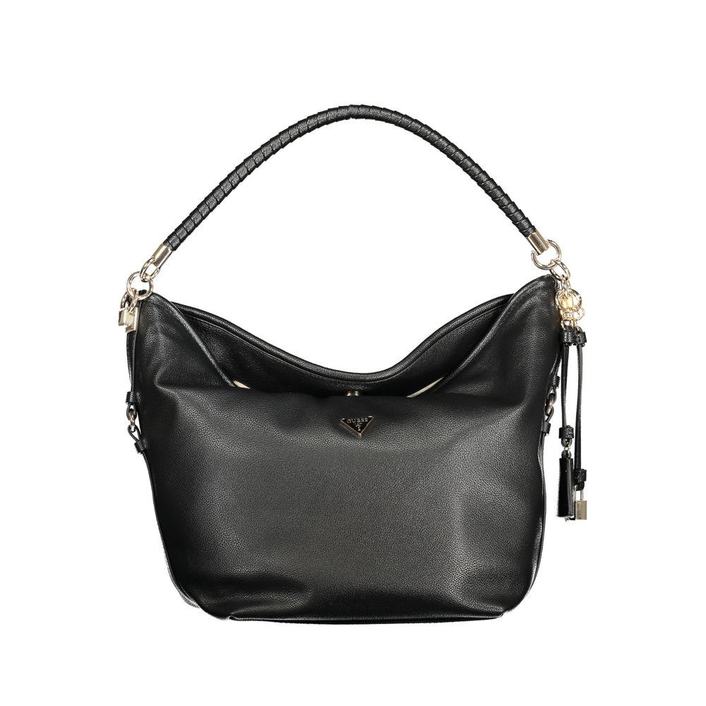 Guess Jeans Nero Polyurethane Women's Shoulder Bag