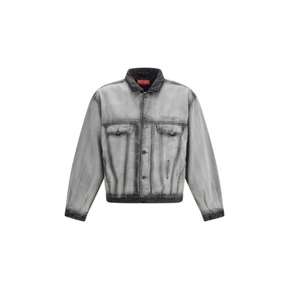 Chaqueta vaquera de algodón gris Diesel