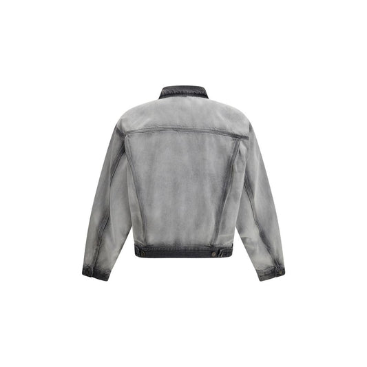 Chaqueta vaquera de algodón gris Diesel