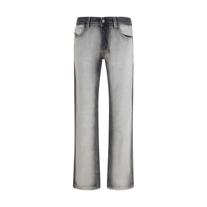 Vaqueros bootcut de algodón gris Diesel
