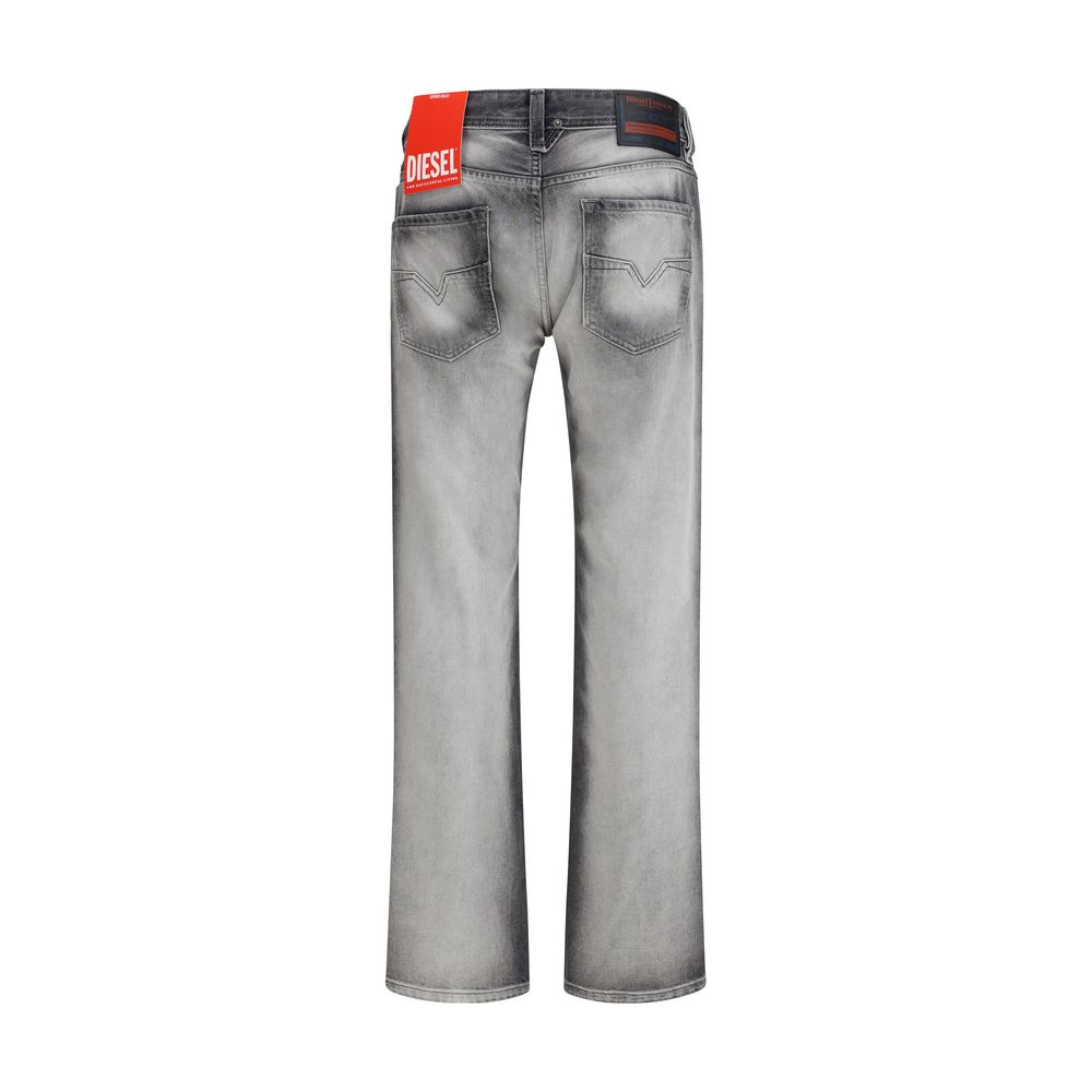 Vaqueros bootcut de algodón gris Diesel