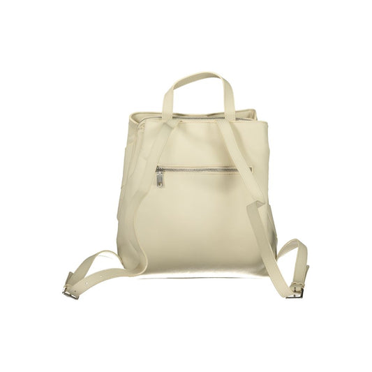 Desigual Bianco Poliuretano Female Mini Backpack