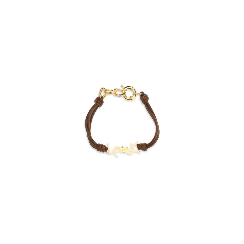 Bracelet Saint Laurent Bicolore En Peau De Mouton Ovis Aries