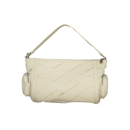 Sac à bandoulière pour femme Desigual blanc en polyuréthane