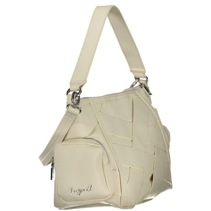 Sac à bandoulière pour femme Desigual blanc en polyuréthane