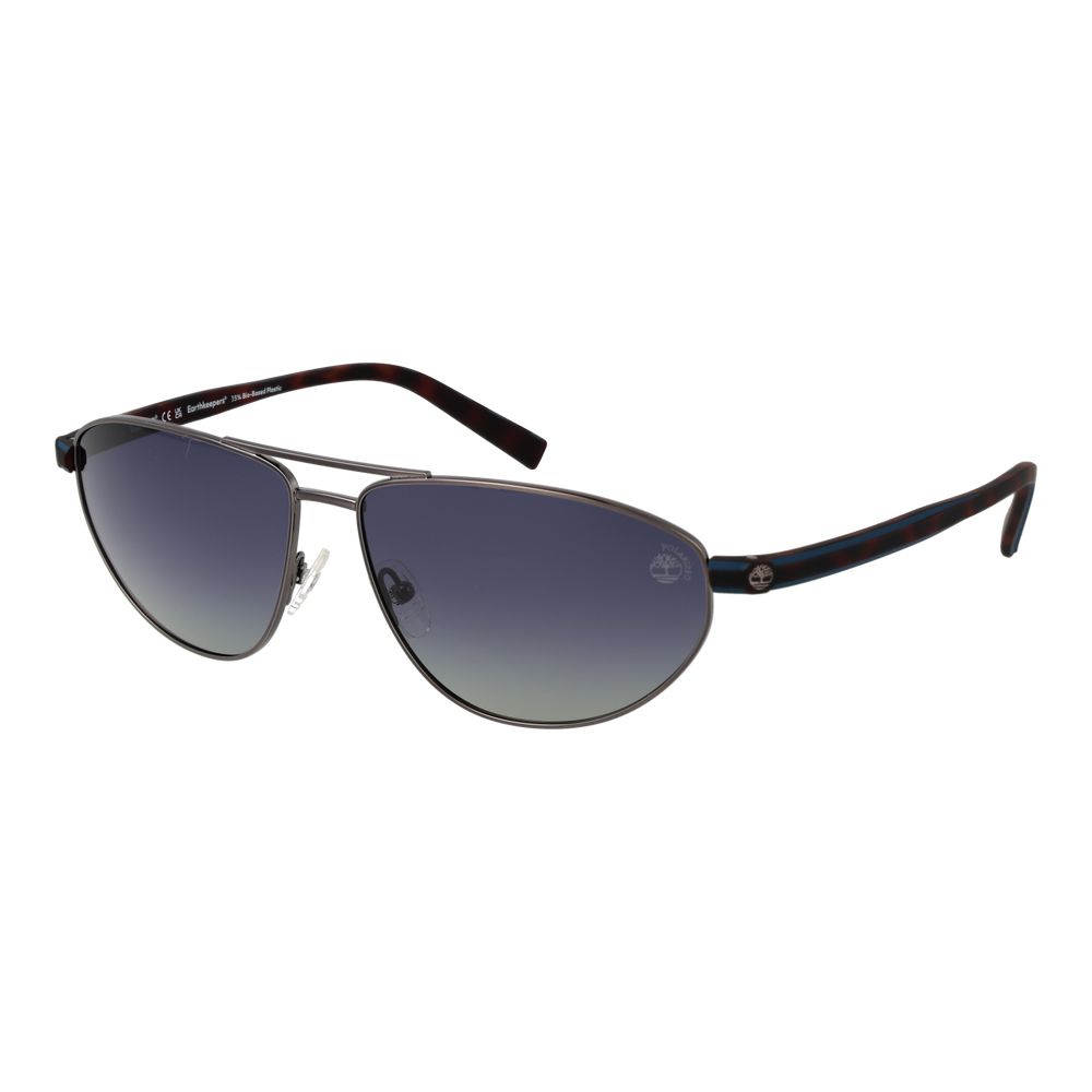 Lunettes de soleil Timberland en métal argenté