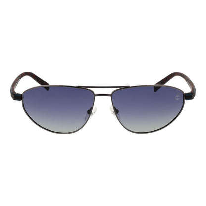 Lunettes de soleil Timberland en métal argenté