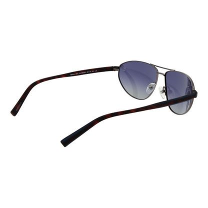 Lunettes de soleil Timberland en métal argenté