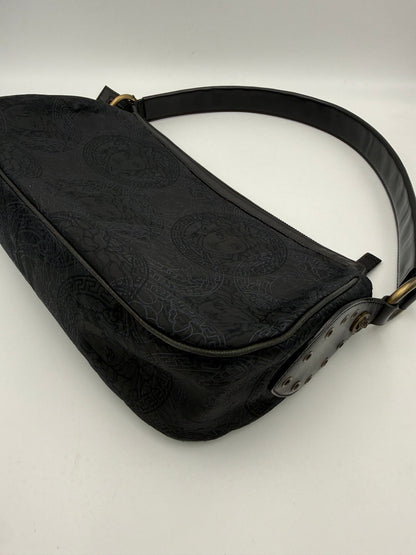Bolso De Hombro Versace Con Motivo Medusa En Jacquard