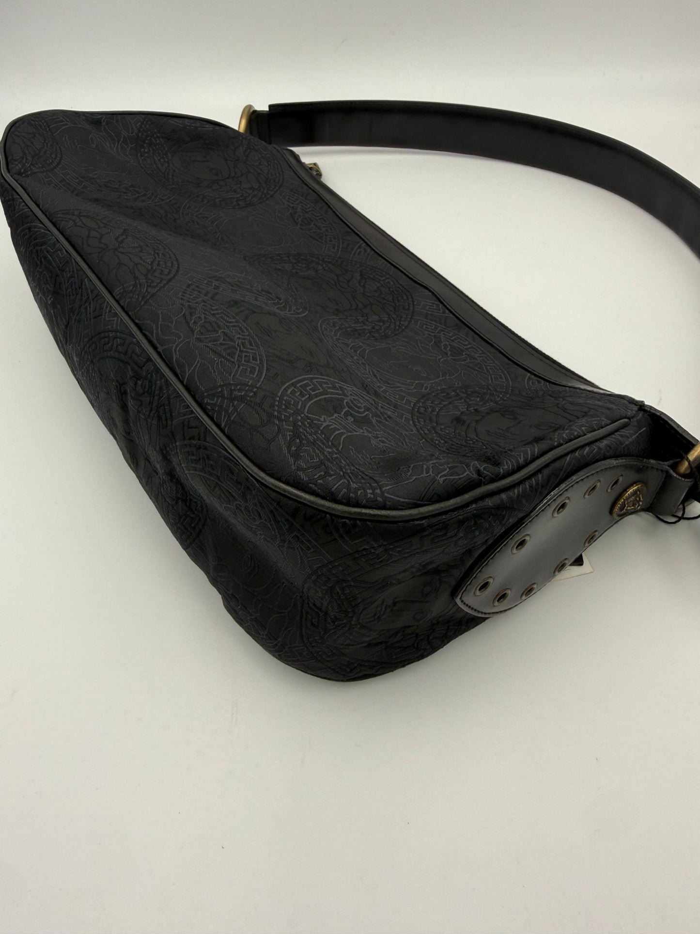 Bolso De Hombro Versace Con Motivo Medusa En Jacquard