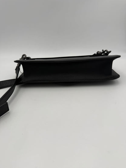 Valentino Garavani Black Vlogo Design Handbag