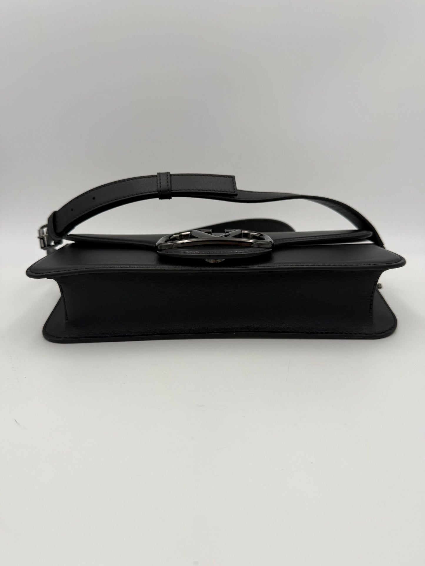 Valentino Garavani Black Vlogo Design Handbag