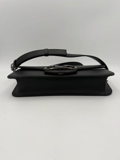 Valentino Garavani Black Vlogo Design Handbag