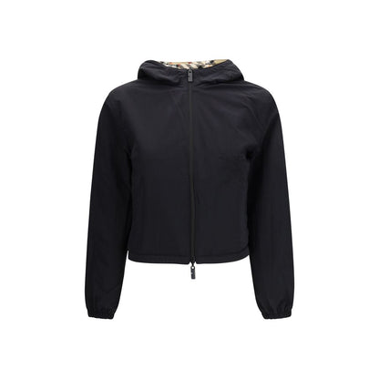 Chaqueta larga de poliéster beige de Burberry