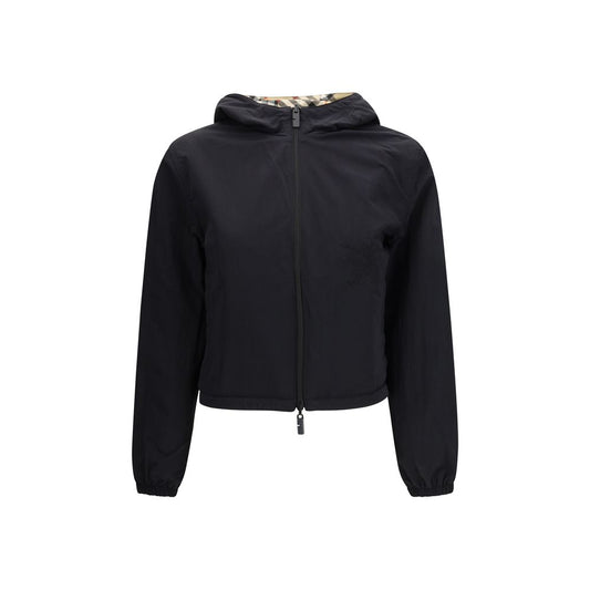 Chaqueta larga de poliéster beige de Burberry
