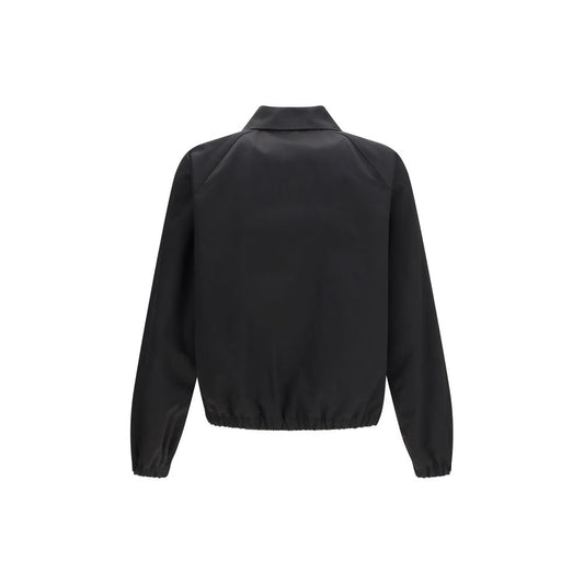Valentino Garavani Bomber de algodón negro