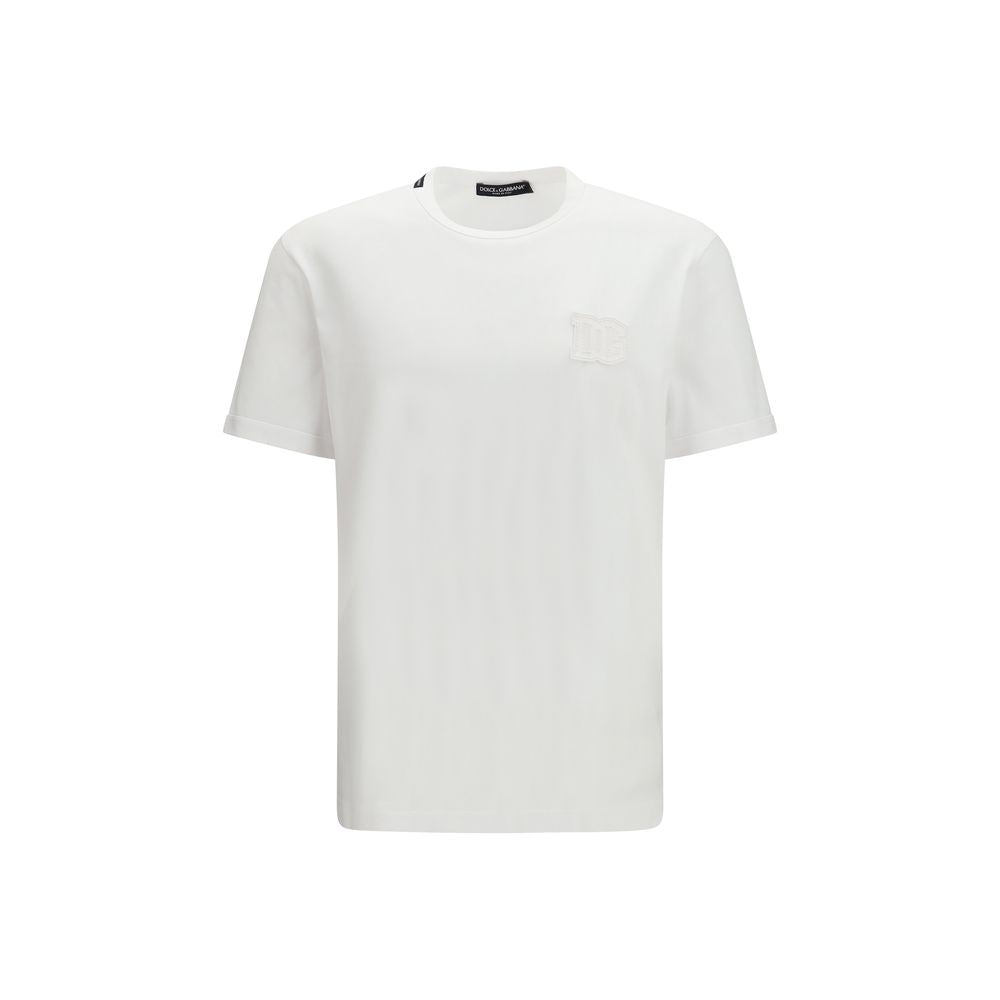 Dolce & Gabbana T-shirt blanc en coton - Confort quotidien -