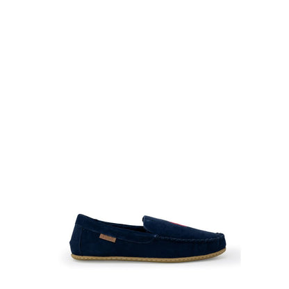 Ralph Lauren Faux Fur Indoor Slippers Blue