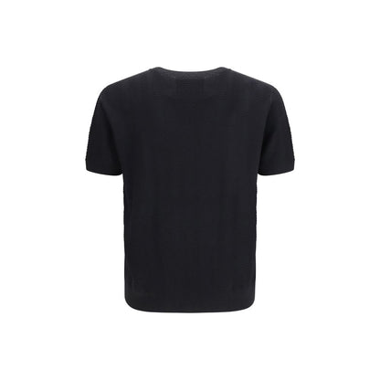 Giorgio Armani Black Silk Jersey Soft Construction and Fine Finish