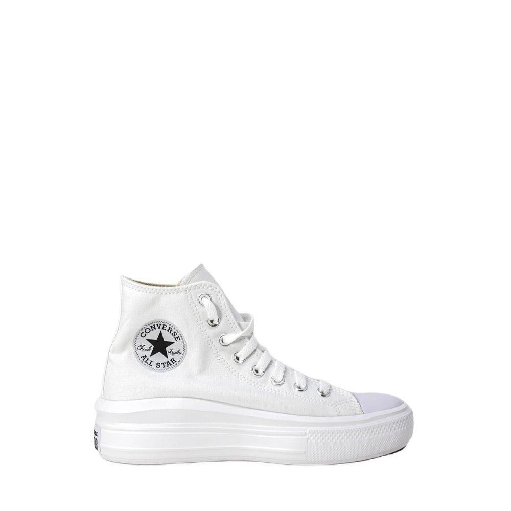 Zapatillas Converse blancas de algodón de caña alta