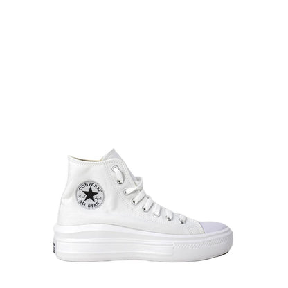 Zapatillas Converse blancas de algodón de caña alta
