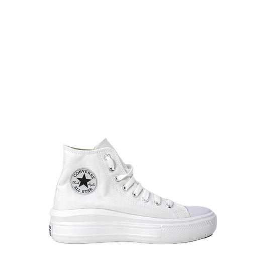 Zapatillas Converse blancas de algodón de caña alta