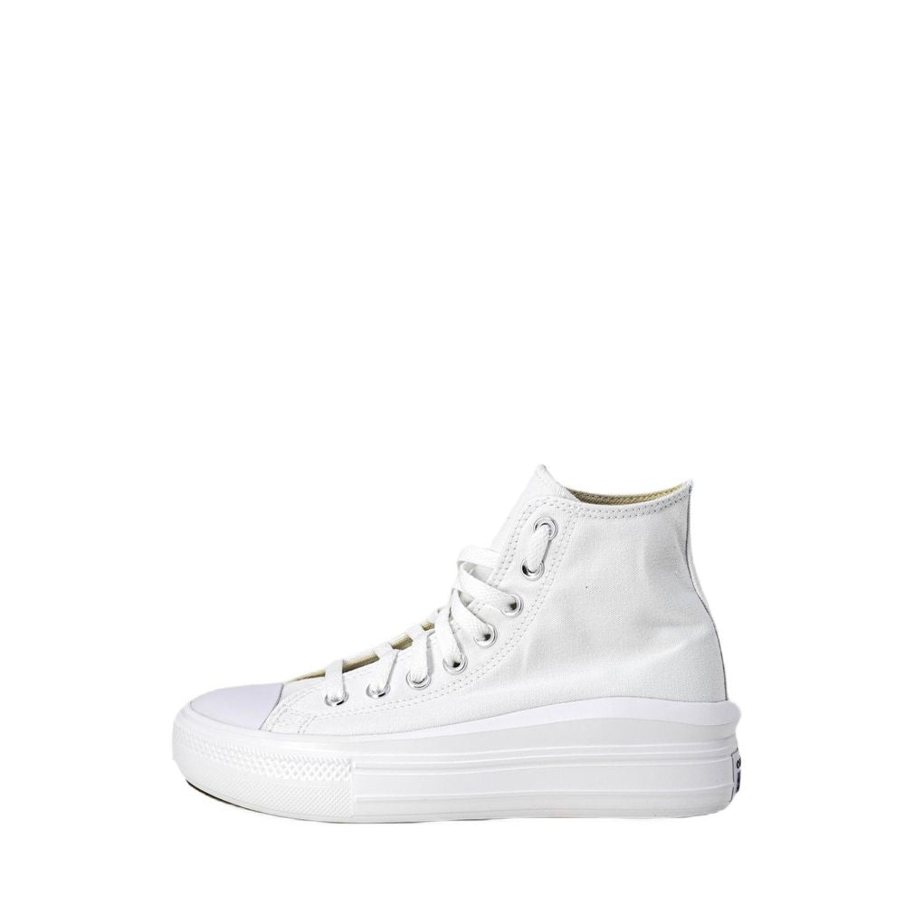 Zapatillas Converse blancas de algodón de caña alta
