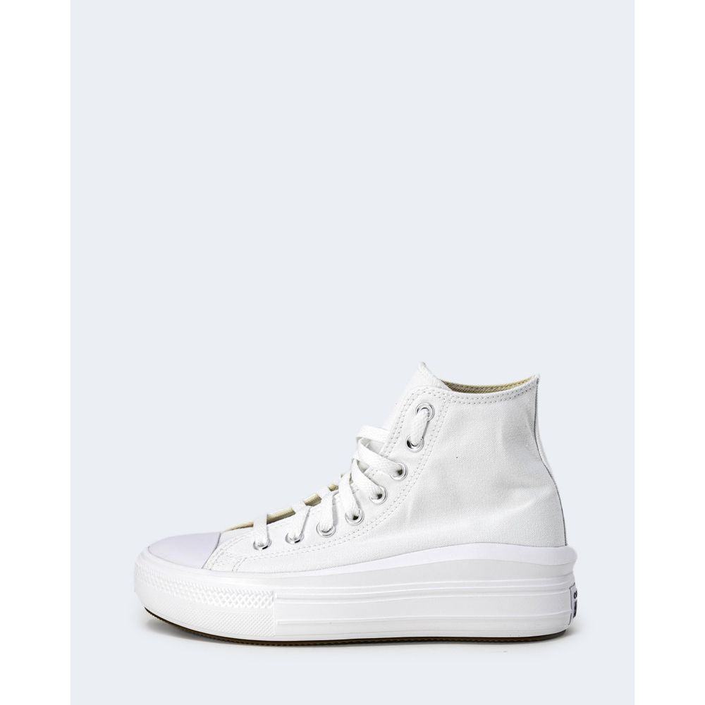 Zapatillas Converse blancas de algodón de caña alta