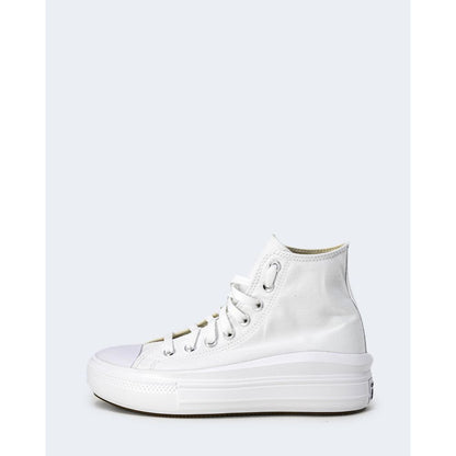 Zapatillas Converse blancas de algodón de caña alta