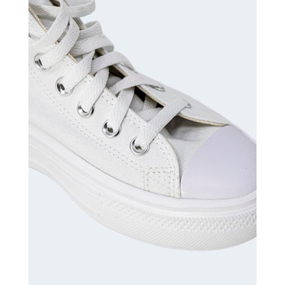 Zapatillas Converse blancas de algodón de caña alta
